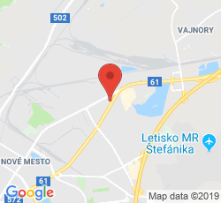 Google map: PROFI PACK spol. s r.o. Vajnorská 140 831 04 Bratislava
